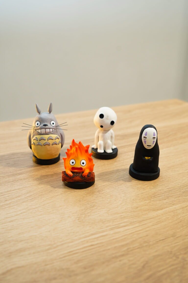 Pack de 4 Figuras Ghibli.